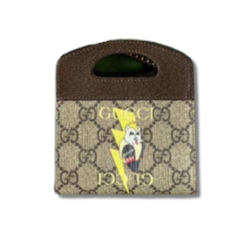 Gucci Bananya Print Top Handle Mini Bag Supreme Canvas Beige For Women‎ 4.9in/12.5cm
