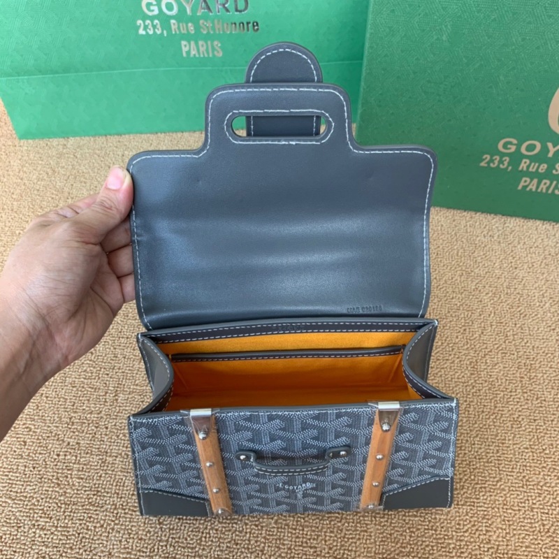 Goyard Saigon Structure Mini Bag Grey For Women‎ 7.9in/20cm SAIGOBMINTY51CL51P