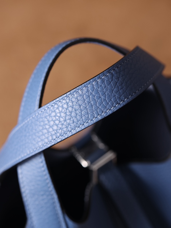 Hermes Picotin Lock 18 Blue Bag For Women, Women’s Handbags 7.1in/18cm