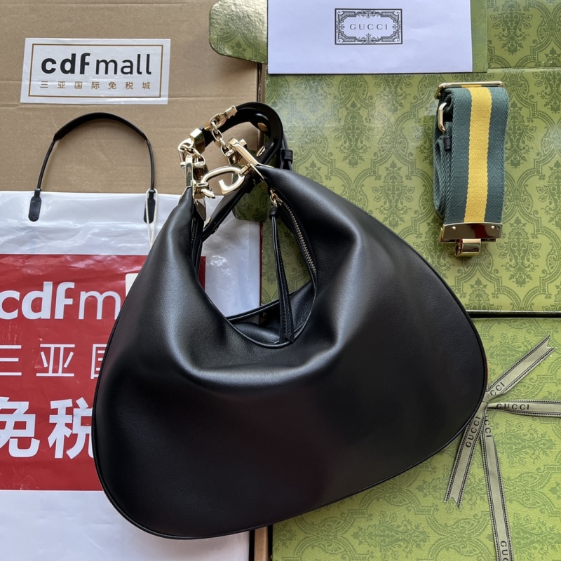 Gucci Atache Large Shoulder Bag Black For Women, Women’s Bags 13.8in/35cm GG‎ ‎702823 UXWBG 1037