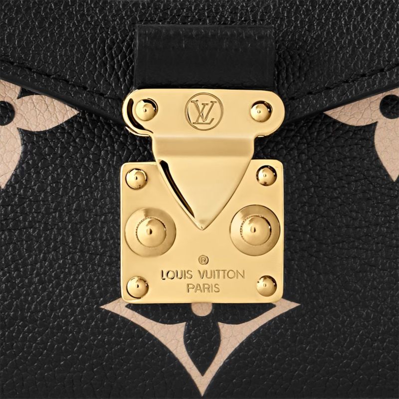 Louis Vuitton Pochette Métis East West Noir Beige For Women M46596 – 8.5 Inches / 21.5 Cm