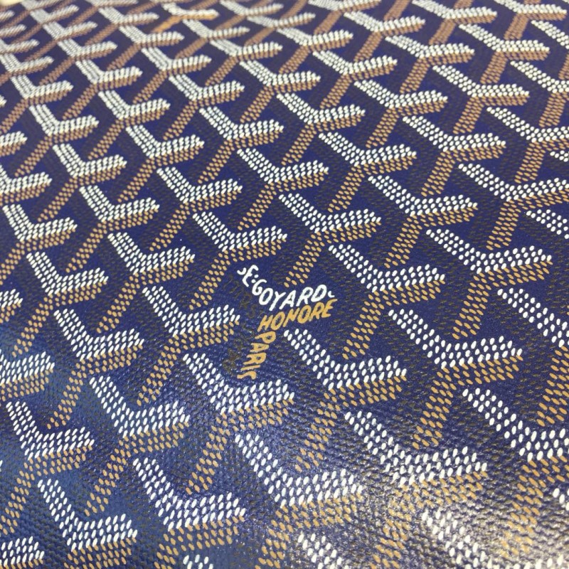 Goyard Hardy PM Bag Grey/Dark Blue/Brown For Women‎ 15.7in/40cm HARDY2PMLTY07CG07P
