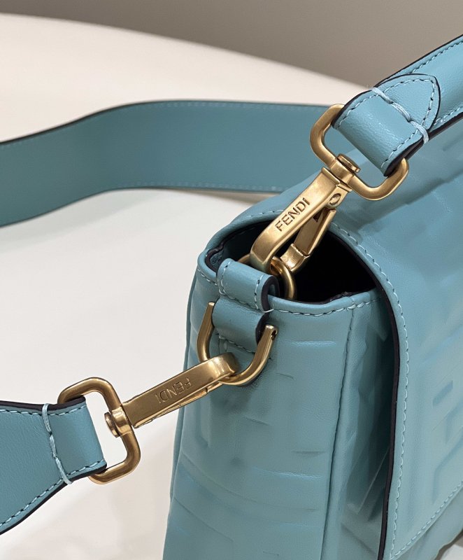 Fendi Baguette Teal For Women, Women’s Handbags, Shoulder And Crossbody Bags 10.6in/27cm FF 8BR600