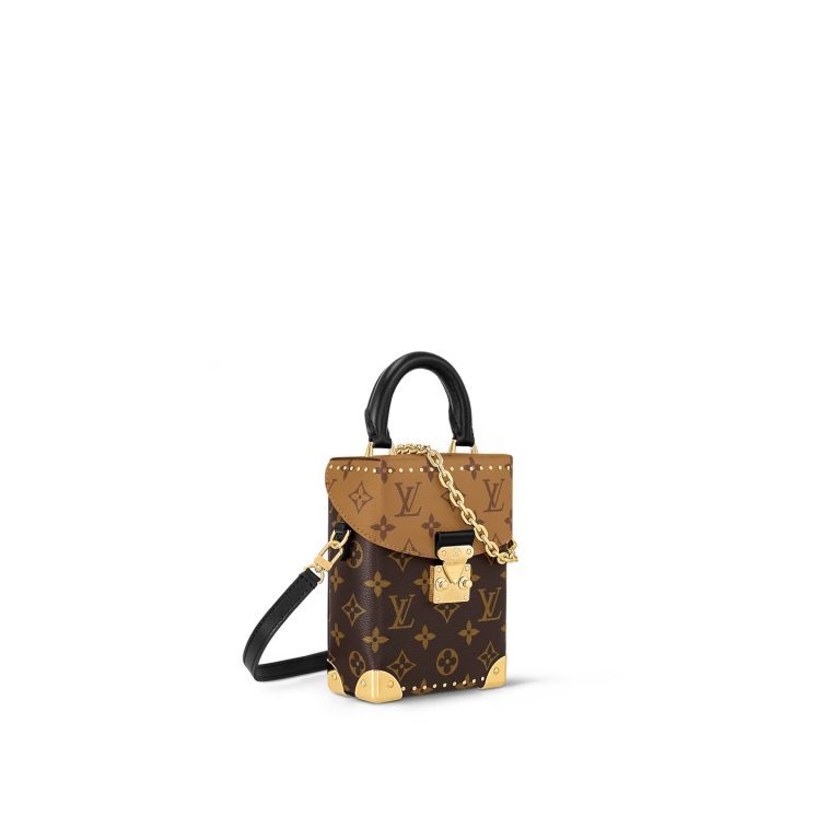 Louis Vuitton Camera Box Brown For Women 6.9in/17.5cm M82465