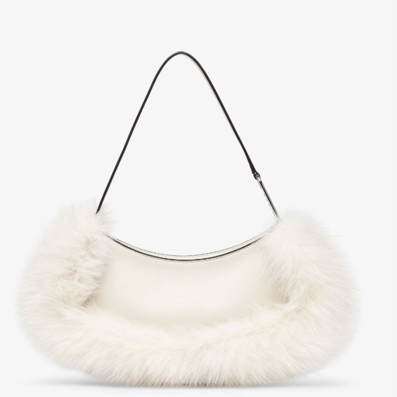 Fendi O’Lock Swing White For Women 32 cm/ 12.6 in – 8BS068ALS9F1IVS