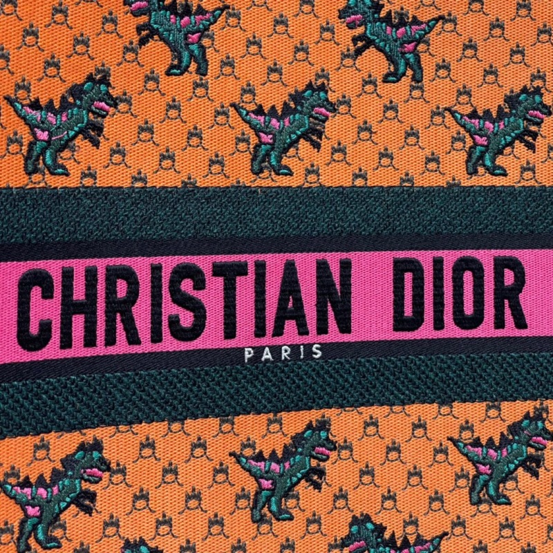 Christian Dior Large Dior Book Tote Orange Multicolor, For Women, Women’s Handbags 16.5in/42cm CD