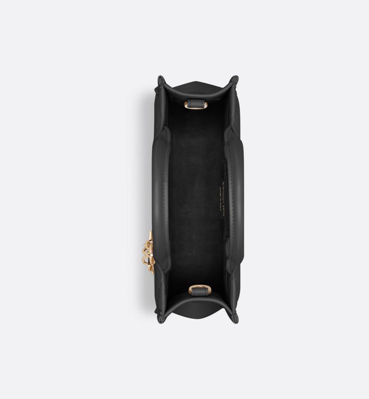 Dior Mini Dior Book Tote Black For Women 8.5 Inches/ 21.5 Cm S5573OWHP_M900