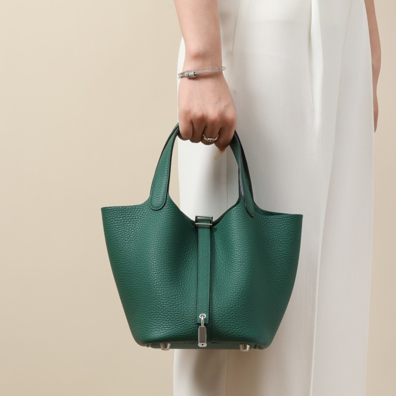 Hermes Picotin Lock 18 Bag Peacock Green For Women 7.1in/18cm