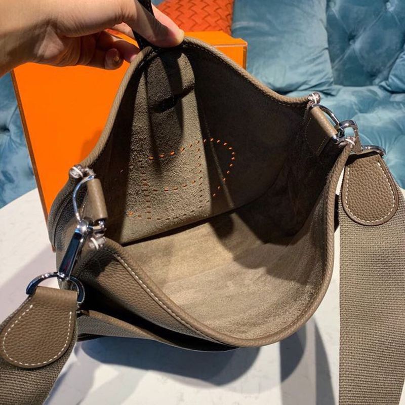 Hermes Evelyne III GM Bag Brown For Women 11.4in/29cm