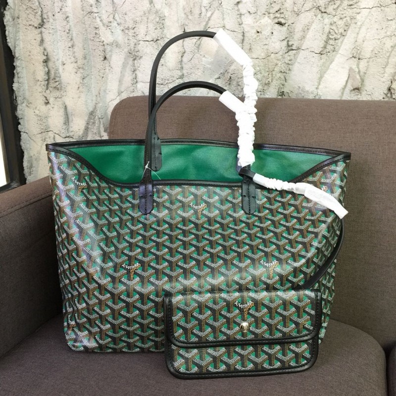 Goyard Anjou GM Bag Red/Green For Women‎ 15.7in/40cm