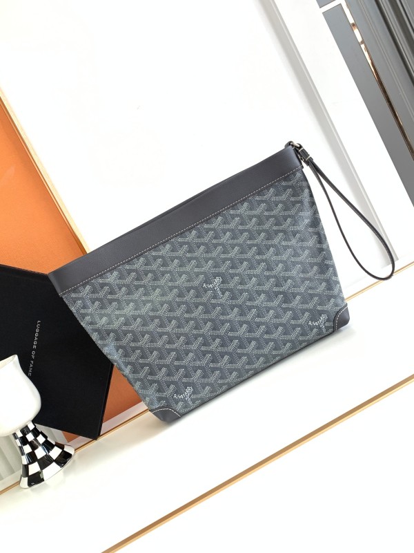 Goyard Conti Pouch Grey For Women‎ 9.4in/24cm CONTIPPMLTY51CL51P