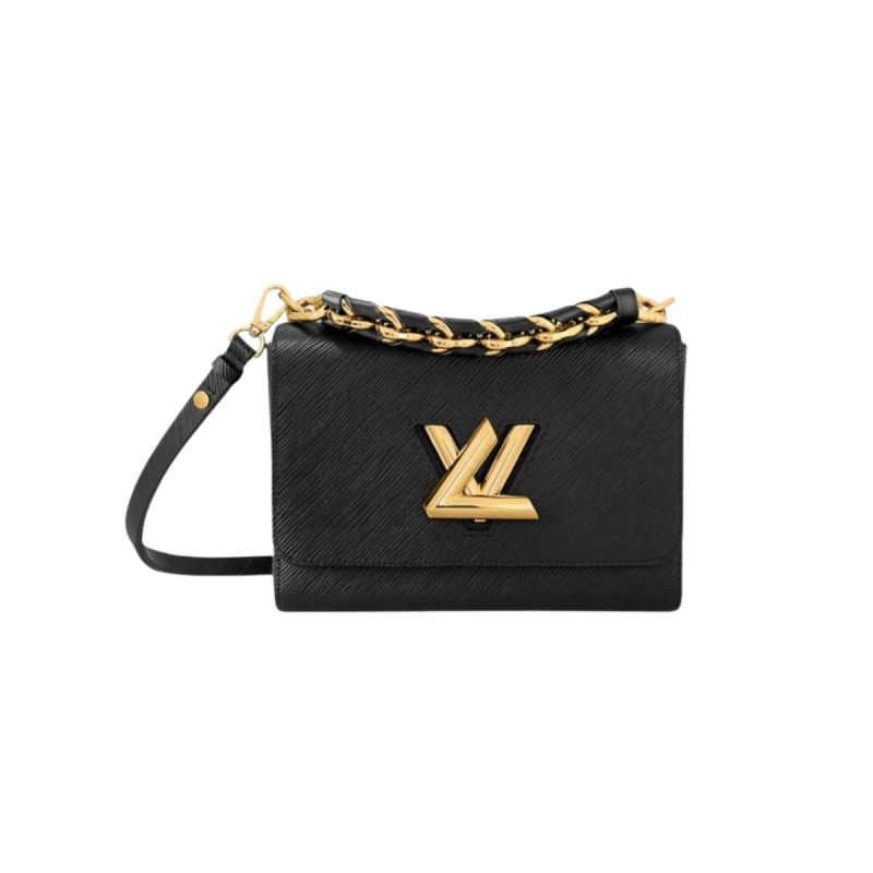 Louis Vuitton Twist MM Epi Black For Women, Women’s Bags, Shoulder And Crossbody Bags 9.1in/23cm LV M59887