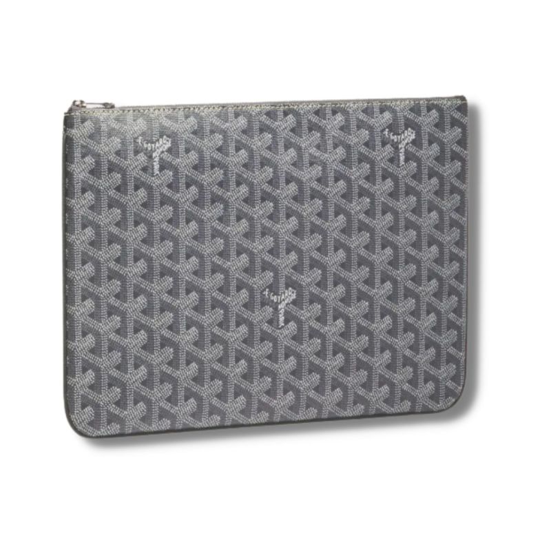 Goyard Senat MM Pocket Grey/Dark Blue/Burgundy For Women‎ 11.8in/30cm SENAT2MMLTY09CL09P