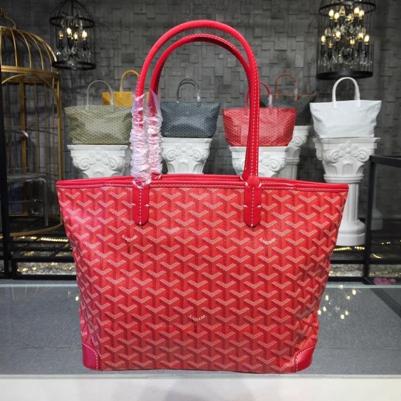 Goyard Artois PM Bag Red/Green For Women‎ 7.9in/20cm