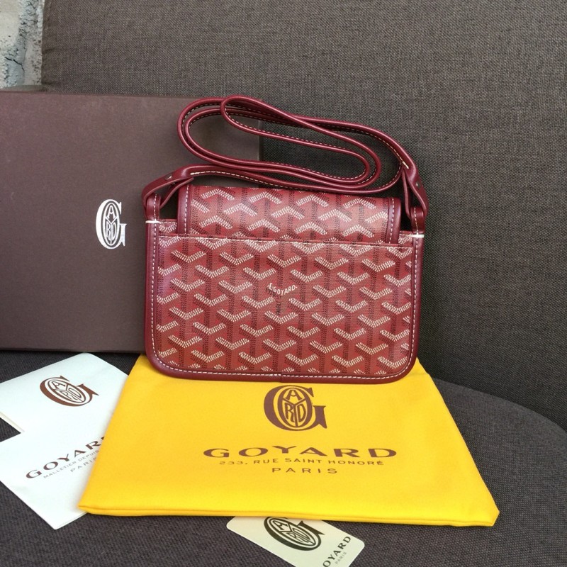 Goyard Plumet Pocket Wallet Burgundy For Women‎ 8.1in/20.5cm