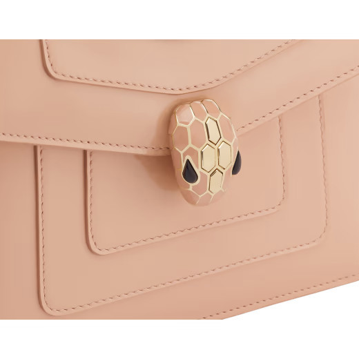 BVLGari Serpenti Forever Crossbody Bag Rose Gold For Women-292080