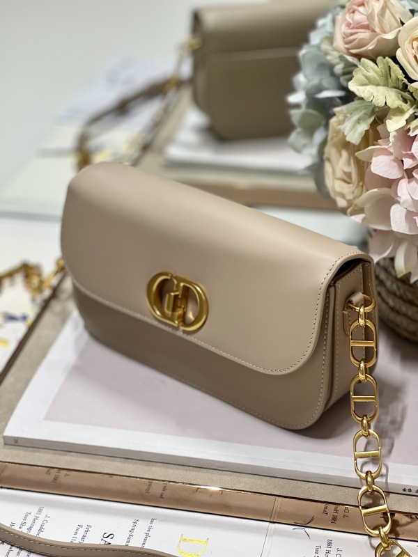 [True-to-ORIGINAL] Christian Dior 30 Montaigne Avenue Bag Beige For Women 9 in/ 22.5cm
