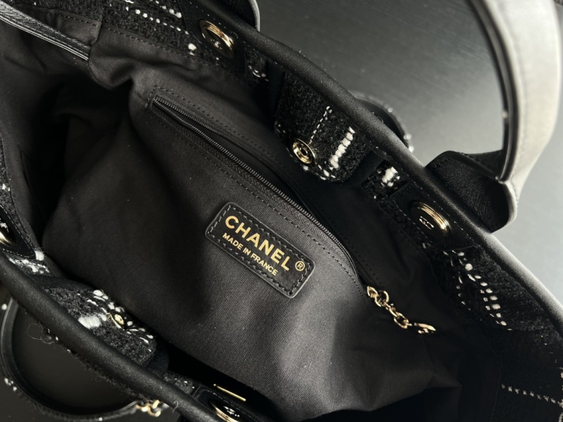 Chanel Large Shopping Bag Black For Women 19.5in/50cm A66941