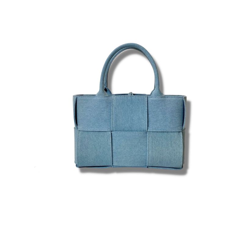 Bottega Veneta Mini Arco Tote Bag Blue For Women‎ 9.8in/25cm