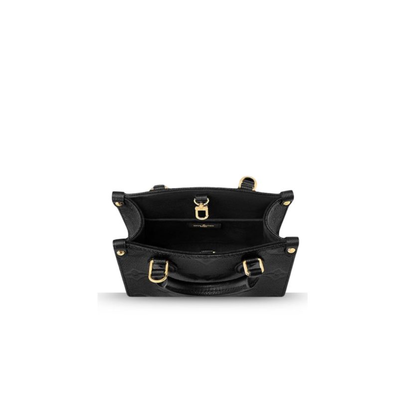 [True-to-ORIGINAL] Louis Vuitton OnTheGo BB Monogram Empreinte Black For Women 18cm/7.1in M46993