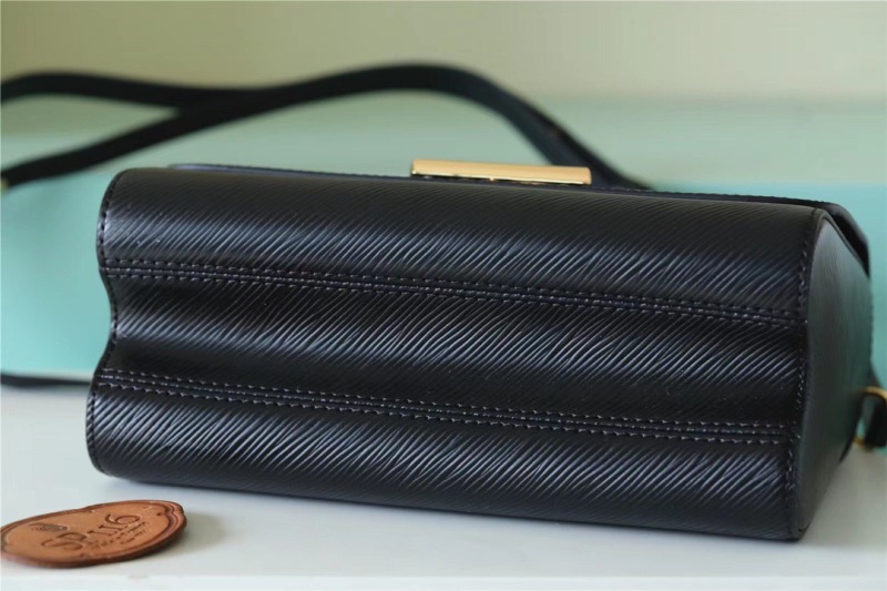 Louis Vuitton Twist MM Epi Black For Women, Women’s Bags, Shoulder And Crossbody Bags 9.1in/23cm LV M59887