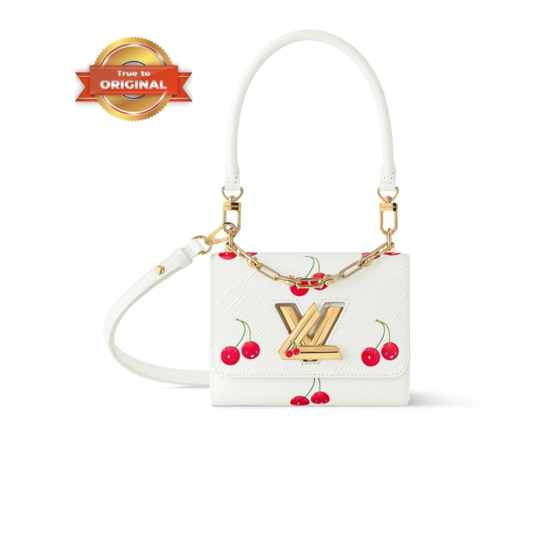 [True-to-ORIGINAL] Louis Vuitton LV x TM Twist PM White For Women 7.5in/19cm M13239