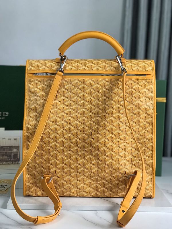 Goyard Saint Léger Backpack Yellow For Women‎ 14.6in/37cm STLEGEMMLTY08CG08P