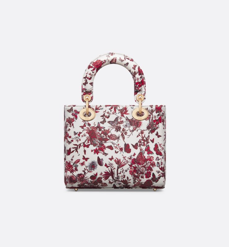 Dior Small Lady Dior My ABCDior Bag White For Women 8 Inches/ 20 Cm M0538OIFP_M933