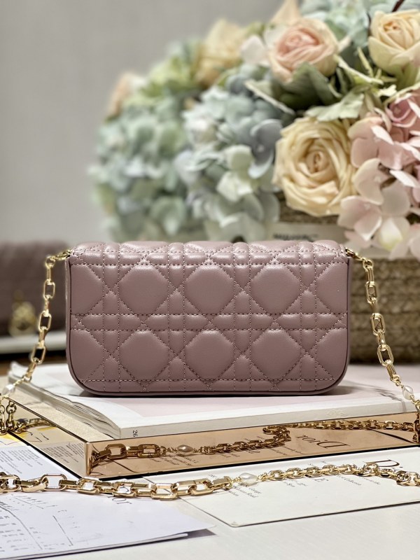 Dior Mini Miss Dior Bag White/ Black/ Blue/ Light Purple For Women 7 in/18.cm