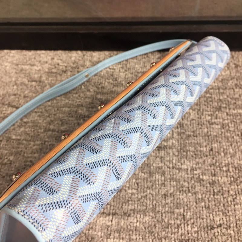 Goyard Monte Carlo PM Clutch Green/Light Blue/Orange For Women‎ 9.8in/25cm