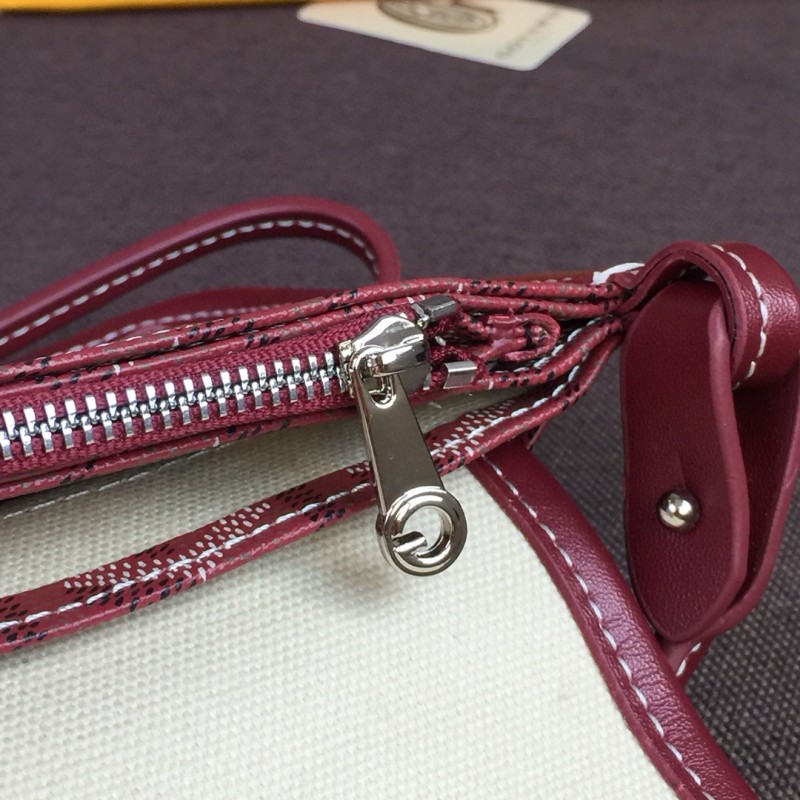 Goyard Plumet Pocket Wallet Burgundy For Women‎ 8.1in/20.5cm