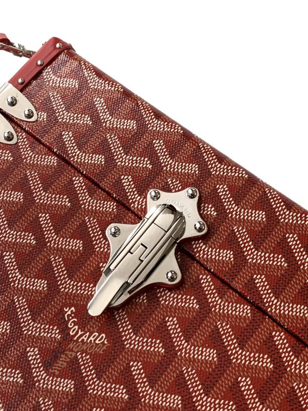 Goyard Cassette Trunk Bag Red For Women‎ 5.9in/15cm CASSETPMLTY02CL02P