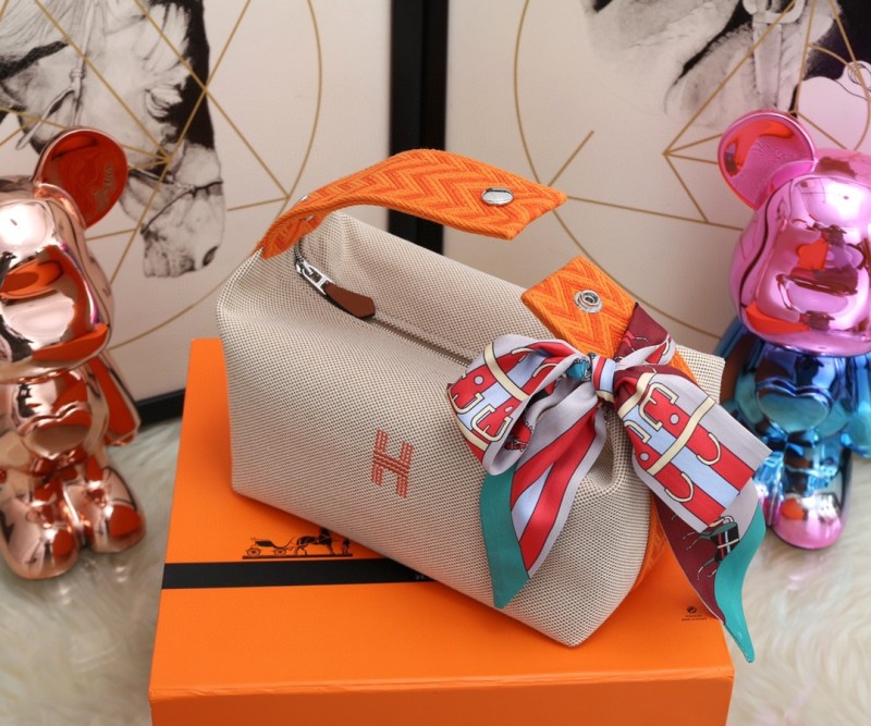 Hermes Bride A Brac Case Grey Bag For Women, Women’s Handbags, Shoulder Bags 9.8in/25cm