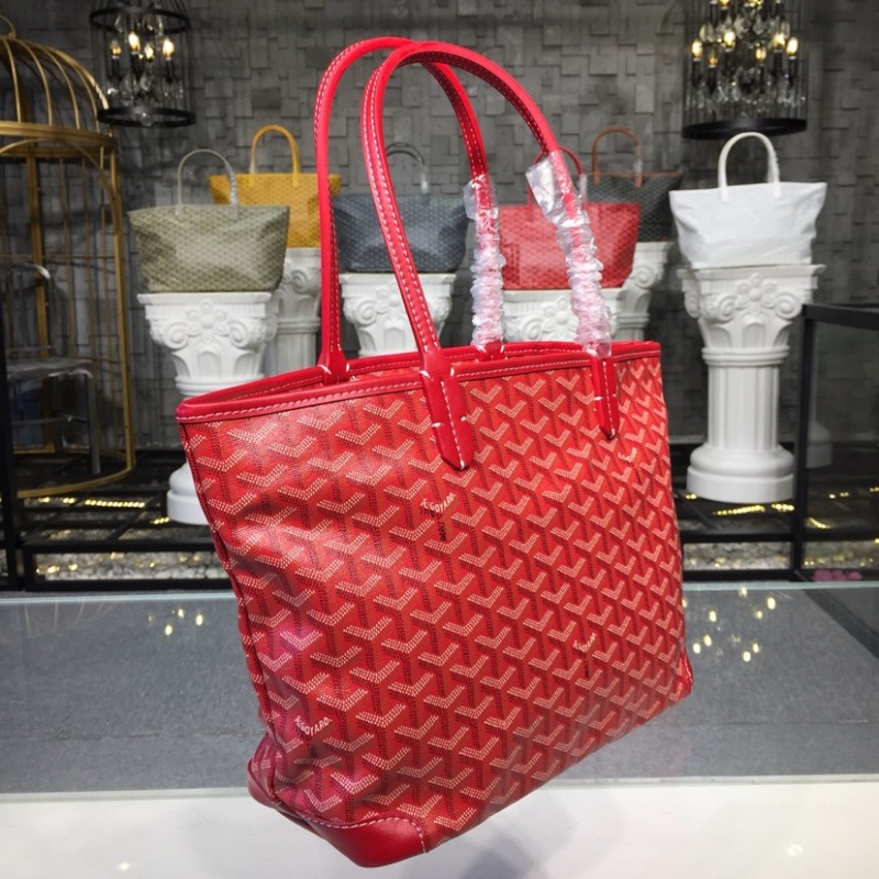Goyard Artois PM Bag Red/Green For Women‎ 7.9in/20cm