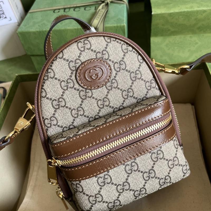 Gucci Multi-Function Bag Brown For Women 19cm / 7.5in