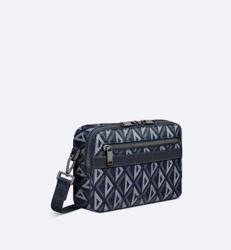 Christian Dior Safari Bag With Strap For Men 1ESPO206CDP_H36B- 8.5 Inches/ 22 Cm