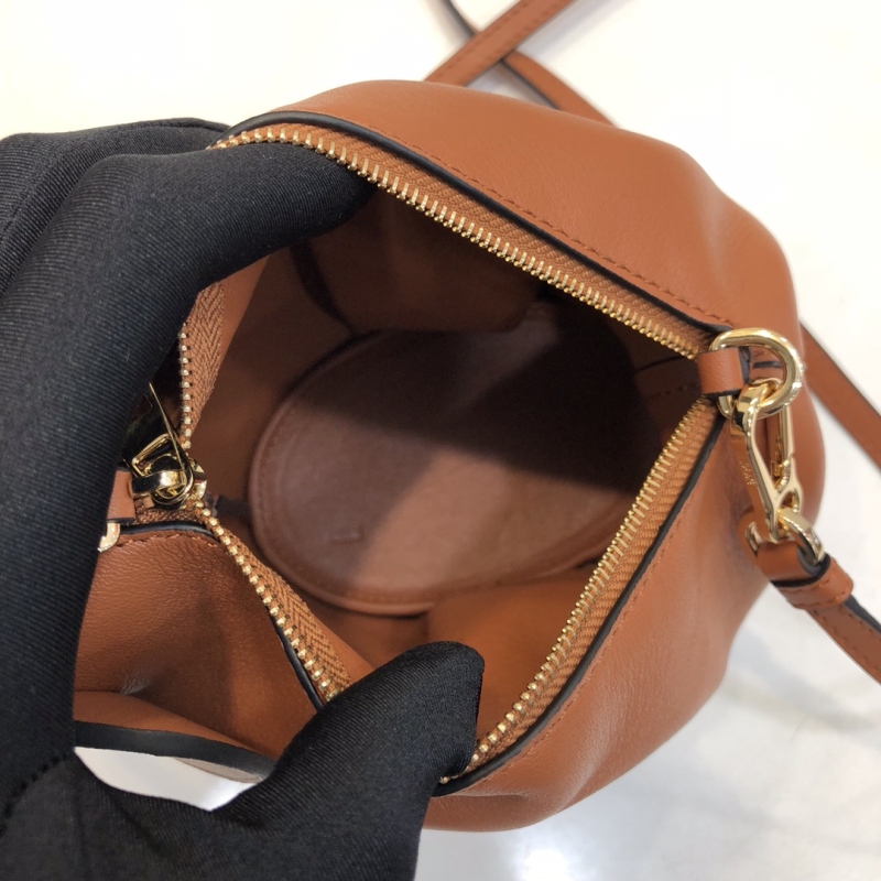 Loewe Elephant Bag Black/Brown For Women 7.1in / 18cm
