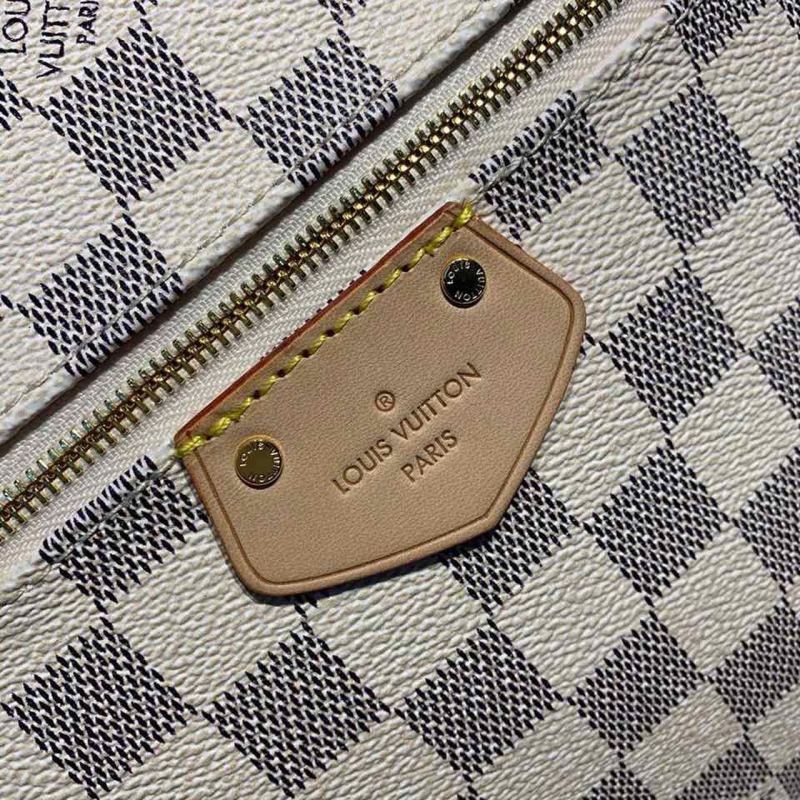 Louis Vuitton Lena MM Damier Azur Canvas For Women, Women’s Handbags, Shoulder Bags 13in/33cm LV N44040