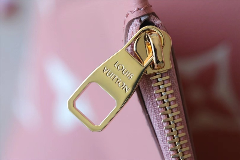 Louis Vuitton Neverfull MM Monogram Empreinte Pink For Women 12.2in/31cm M46329