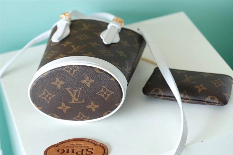 Louis Vuitton Nano Bucket Bag Monogram For Women Brown 6.7in/17cm LV M81489