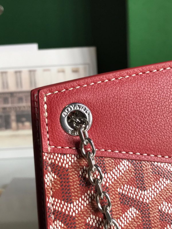 Goyard Rouette Structuré PM Bag Red For Women‎ 7.1in/18cm ROUETSPMLTY02CL02P
