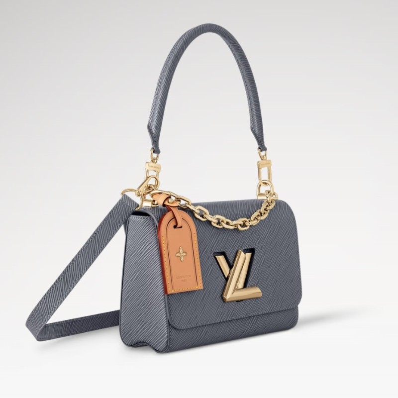 Louis Vuitton Twist MM Gray For Women 9.1in/23cm M14059