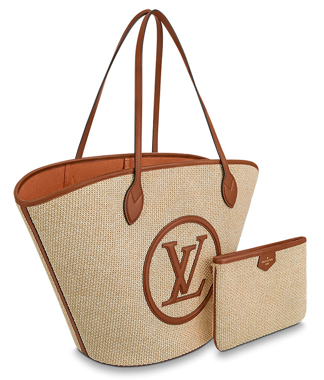 Louis Vuitton Saint Jacques Raffia Brown For Women 22.4in/57cm LV M59963