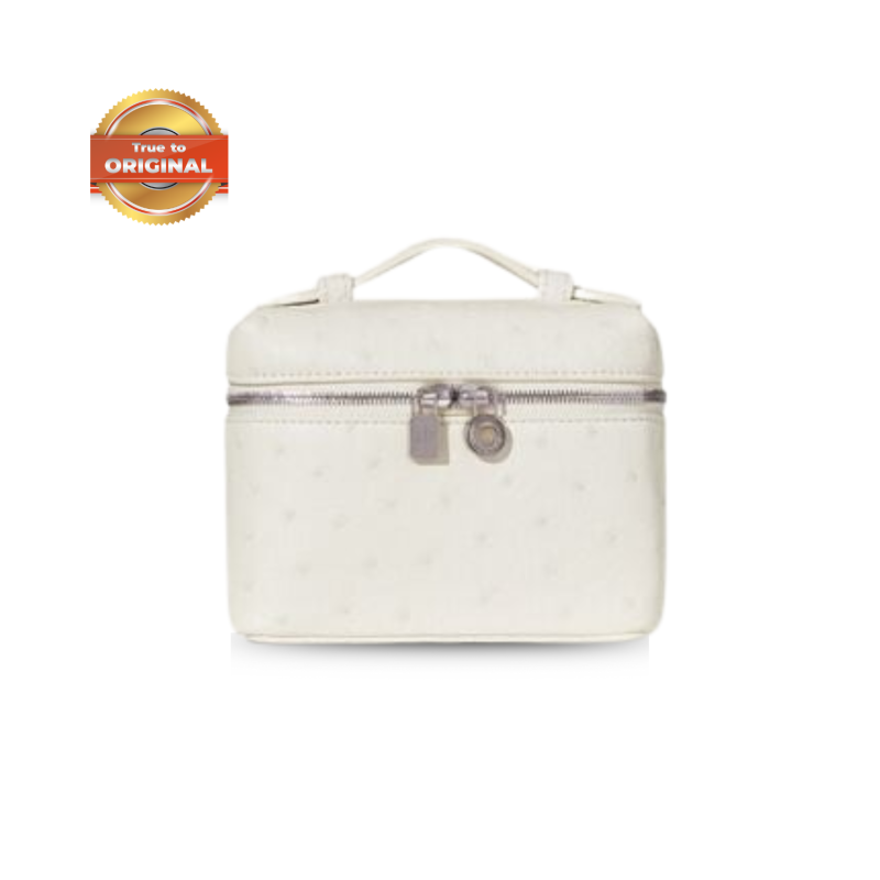 [True-to-ORIGINAL]Loro Piana Extra Pocket L11.5 Bag Whisper White For Women 4.5in/11.5cm FAM2272 1615