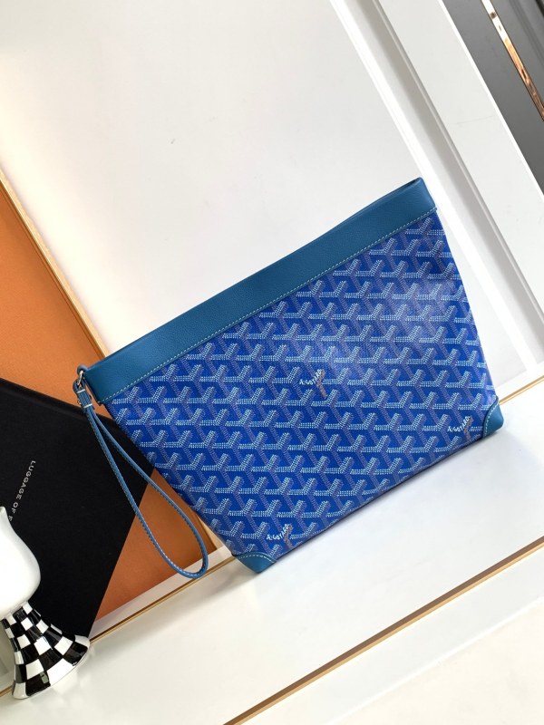 Goyard Conti Pouch Blue For Women‎ 9.4in/24cm CONTIPPMLTY10CL10P