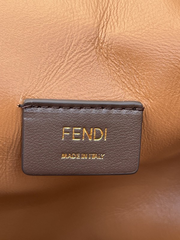 Fendi First Medium Brown Fox Fur Bag For Woman 32.5cm/13in