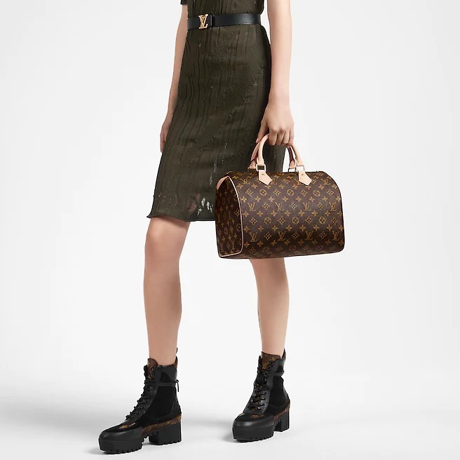 Louis Vuitton Speedy 30 Monogram Canvas For Women, Women’s Handbags 11.8in/30cm LV M41108
