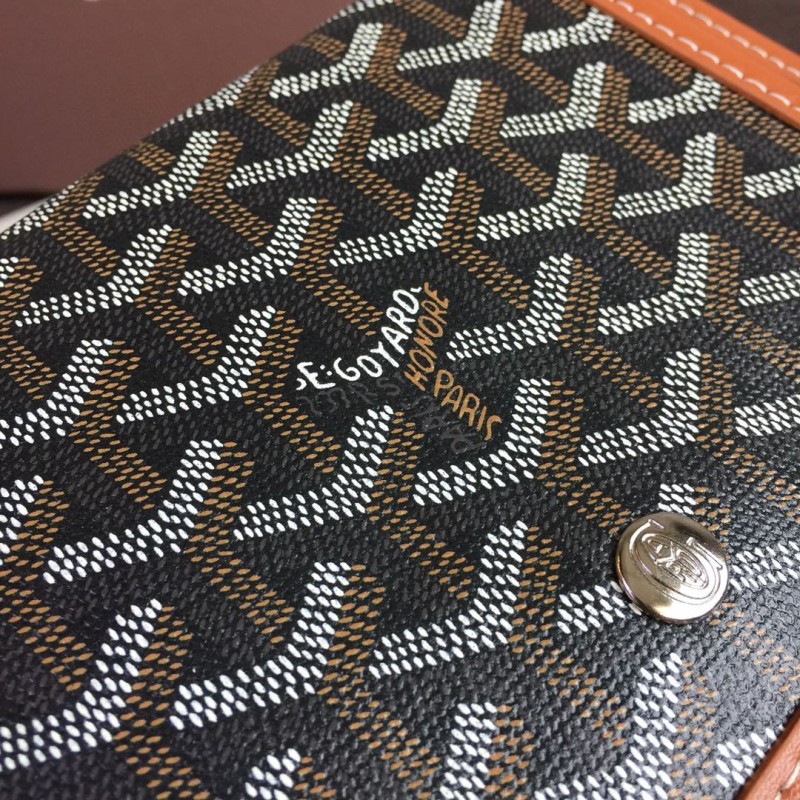 Goyard Plumet Pocket Wallet Brown For Women‎ 8.1in/20.5cm