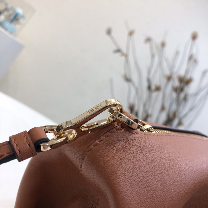 Loewe Elephant Bag Black/Brown For Women 7.1in / 18cm