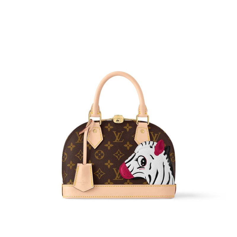 Louis Vuitton Alma BB Handbag Brown For Women M47201 9.3in/23.5cm